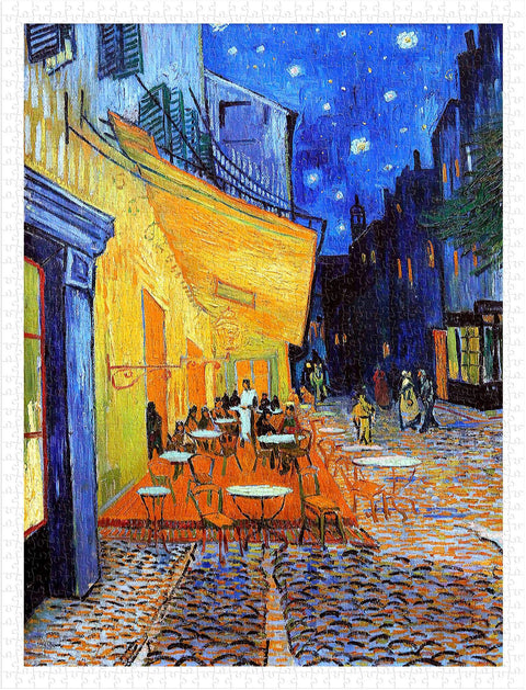 Cafe Terrace, Place du Forum - 1200 Piece Jigsaw Puzzle