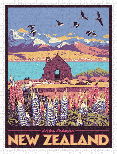 Lake Tekapo, New Zealand - 1200 Piece Jigsaw Puzzle