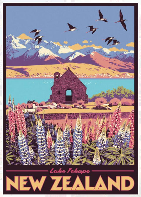 Lake Tekapo, New Zealand - 1200 Piece Jigsaw Puzzle