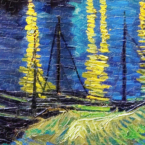 Starry Night Over the Rhone, 1888 - 1200 Piece Jigsaw Puzzle