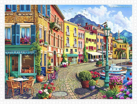 Bright Embankment - 1200 Piece Jigsaw Puzzle