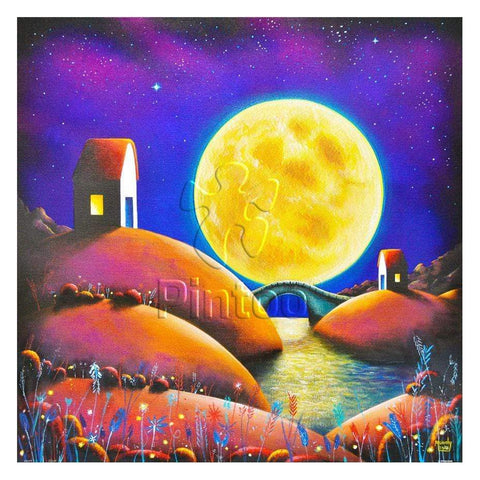 Golden Moon River - 1600 Piece Jigsaw Puzzle