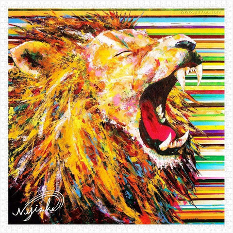 Lion Gart - 1600 Piece Jigsaw Puzzle