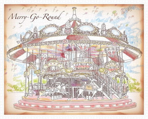 Merry-Go-Around - 2000 Piece Jigsaw Puzzle