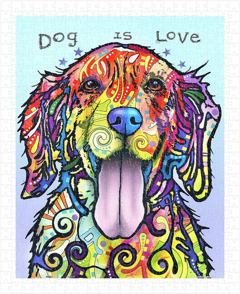 Dog Is Love - 500 Piece Jigsaw Puzzle