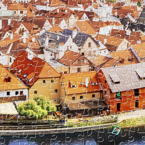 Cesky Krumlov, Czech Republic - 800 Piece Jigsaw Puzzle